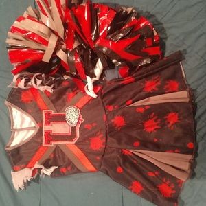 Girls Zombie Cheerleader Costume